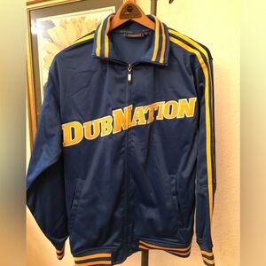 Golden State Warriors DubNation Blue and Yellow Jacket